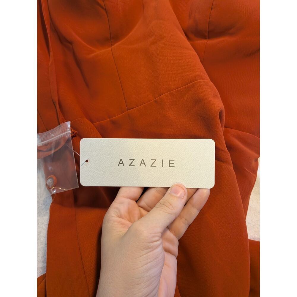 NWT Azazie Manila dress Paprika‎ color custom size - Picture 3 of 5